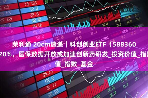 荣利通 20cm速递｜科创创业ETF（588360）涨超20%，医保数据开放或加速创新药研发_投资价值_指数_基金