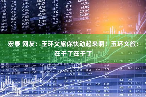 宏泰 网友:玉环文旅你快动起来啊!玉环文旅:在干了在干了